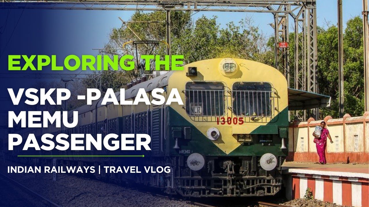 Visakhapatnam to Palasa MEMU Passenger | Full Journey Vlog | #youtube #indianrailways #trending
