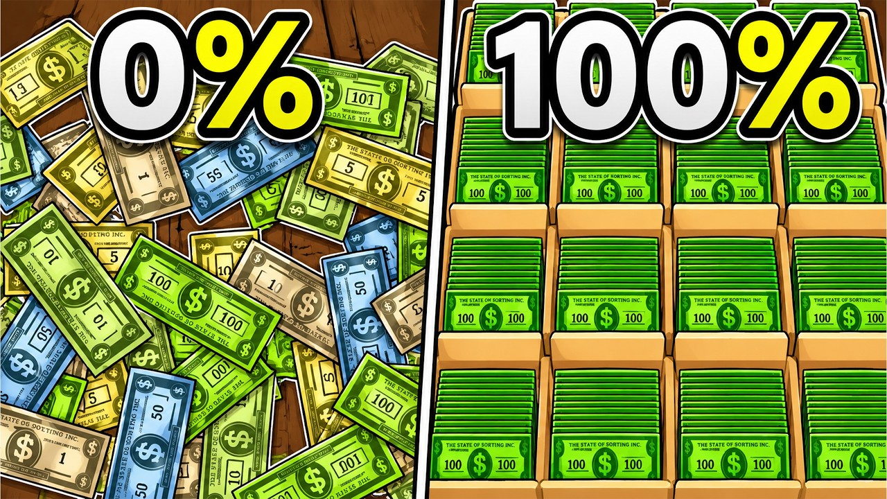I Played 100% of Sorting Inc