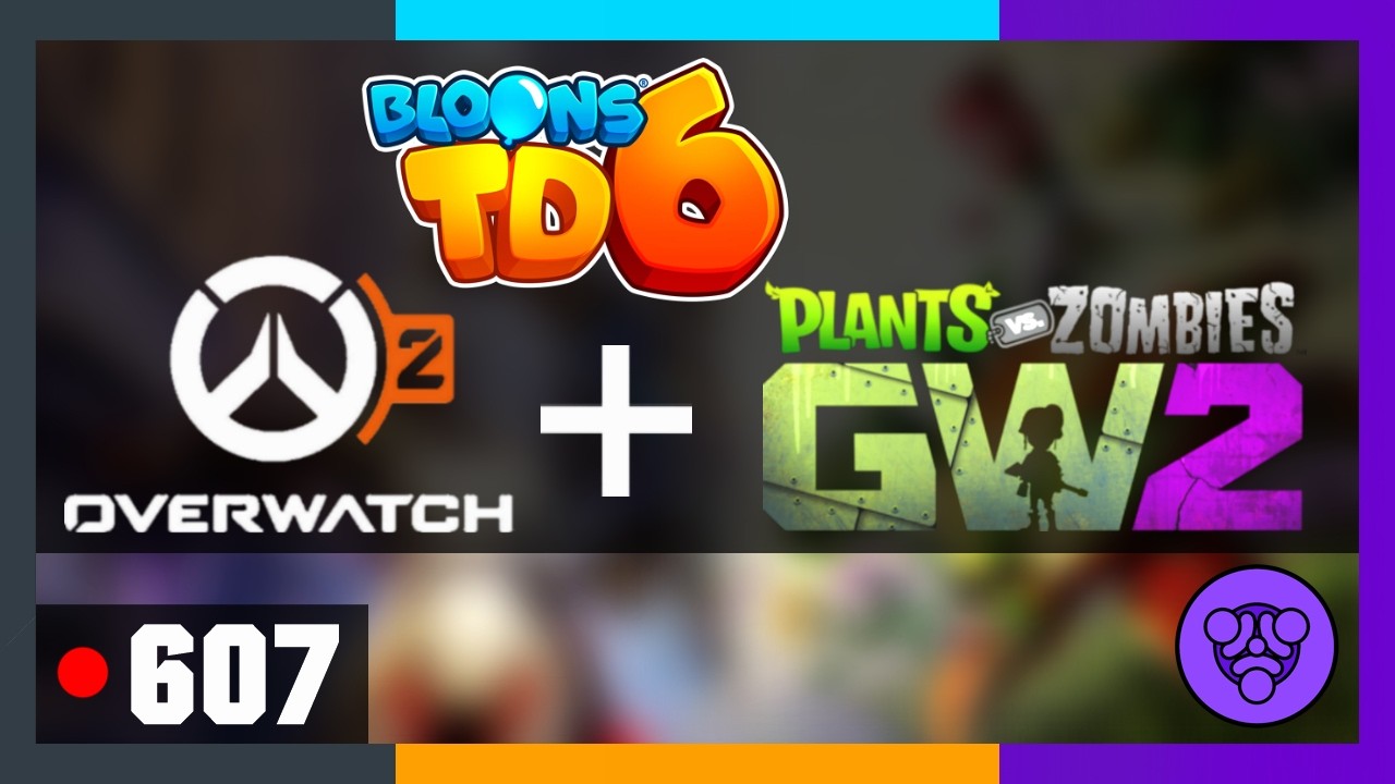 Overwatch ist zurück mit neuen Helden! Später Garden Warfare und Bloons - Overwatch - Stream #607