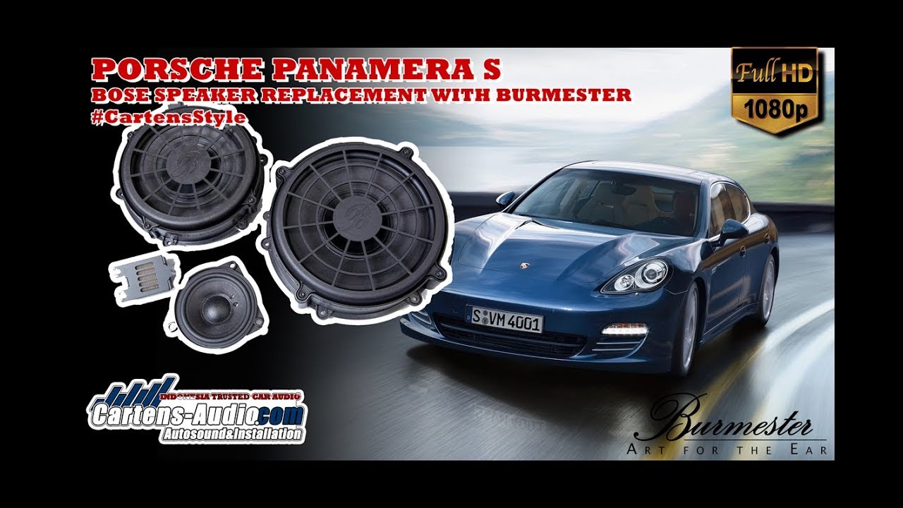 Audio Mobil Premium PORSCHE PANAMERA S | Bose Replacement With Burmester