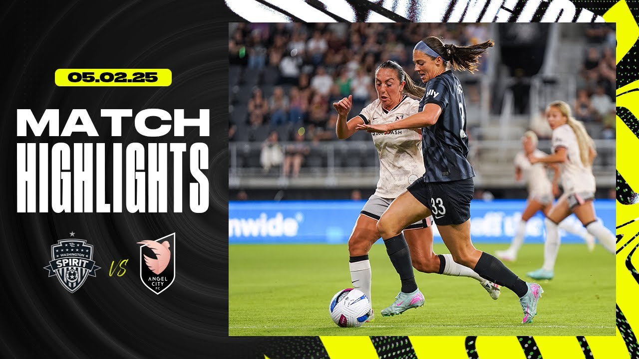 Washington Spirit Falls 4-3 to Angel City FC | Full Match Highlights