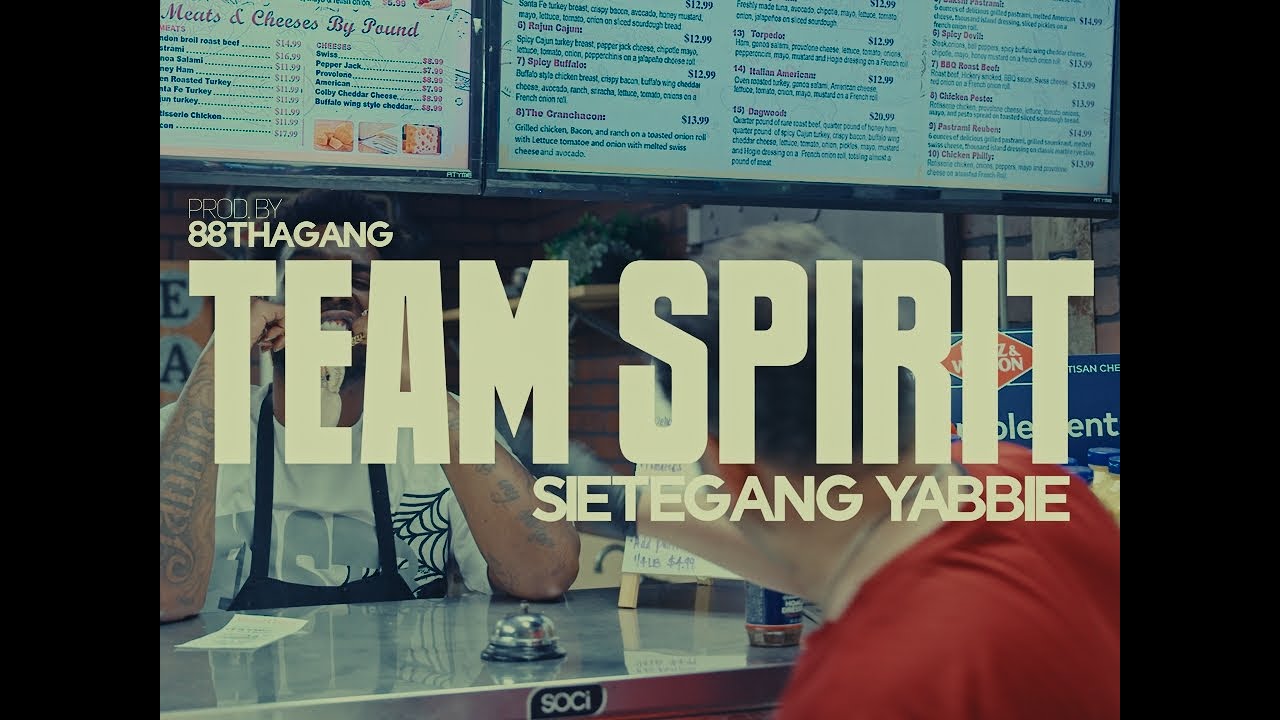 Sietegang Yabbie & 88Thagang - Team Spirit (Official Music Video)