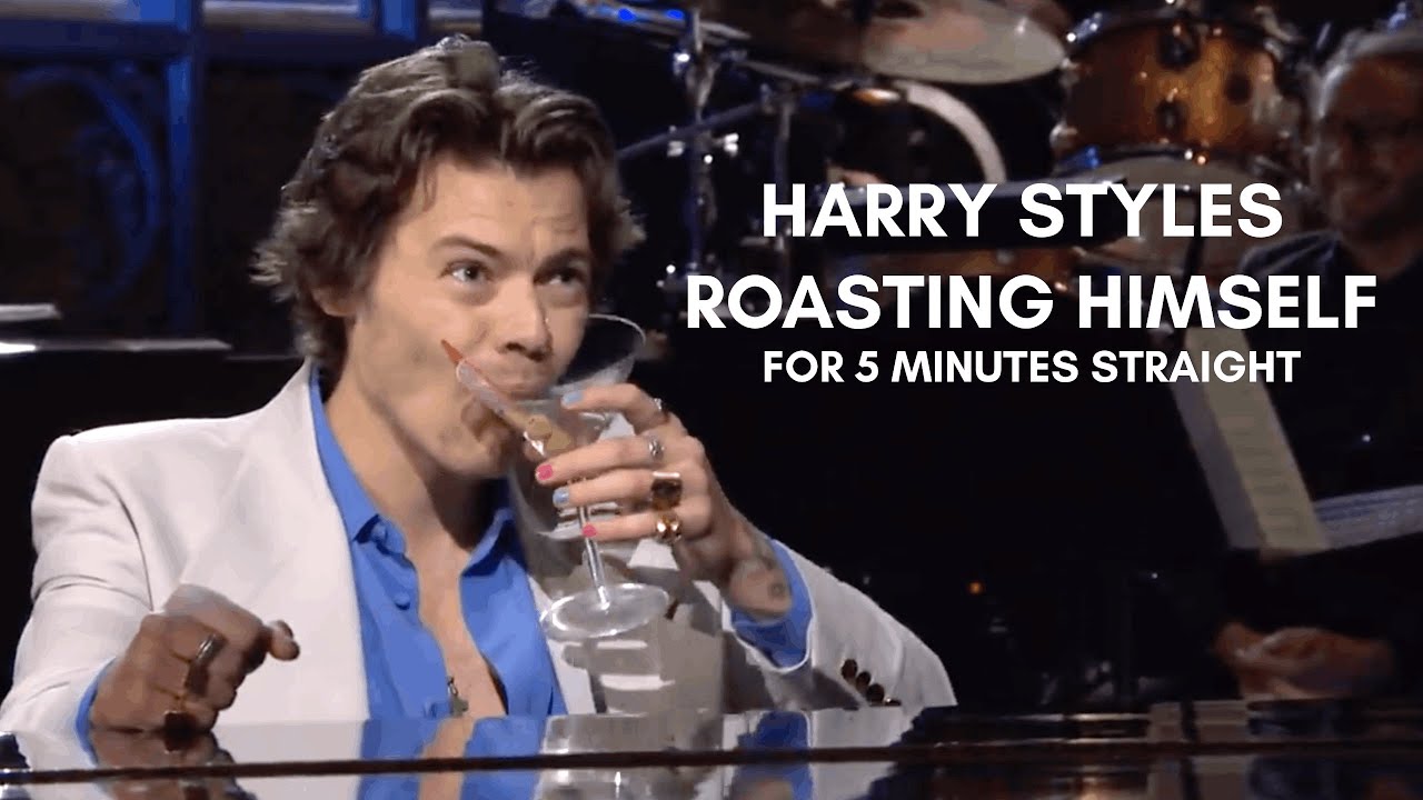 harry styles roasting himself for 5 minutes straight