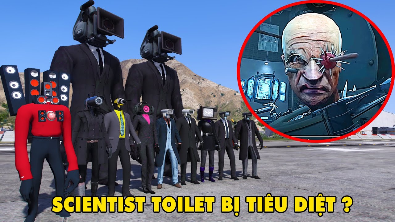 GTA 5 MULTIVERSE Hỗn Chiến Đa Vũ Trụ SCIENTIST TOILET Bị Tiêu Diệt Bởi Biệt Đội Cảm Tử Dưới Lòng Đất