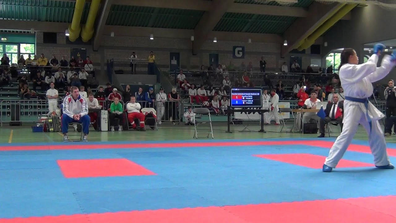 Karate1 PL, Frankfurt/Hanau 2012 - Kumite female -50 FINAL - AQUILINA vs. THOUY