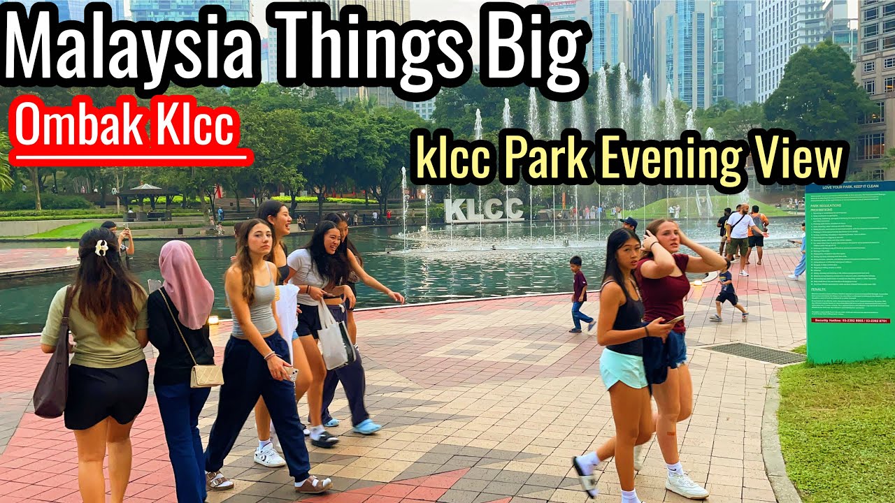 Malaysia Makes Things Big - Petronas Twin Towers KLCC Park | Full Walking Tour 2025 (Ombak Mall)