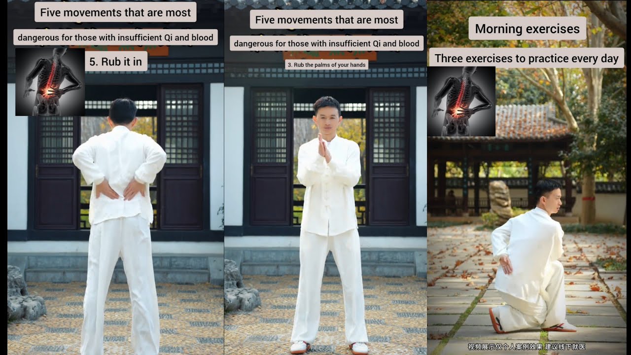 3 Morning Qigong Exercises to Protect Your Spine#morningexercise#healthylifestyle#backpainrelief