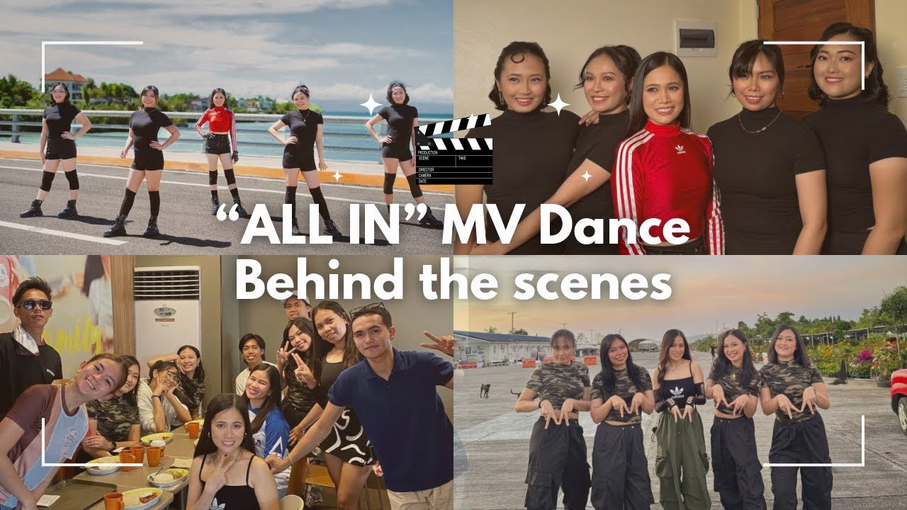 Behind the Scenes (BTS) of My K-pop song "ALL IN'  DANCE Music Video