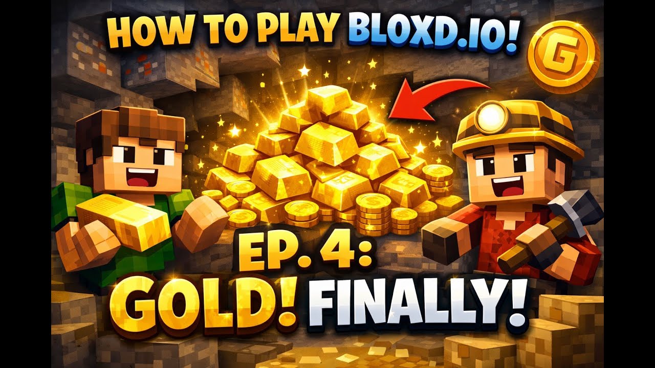 How to Play Bloxd.io! ep. 4: Gold! Finally! (for beginners and no commentary)