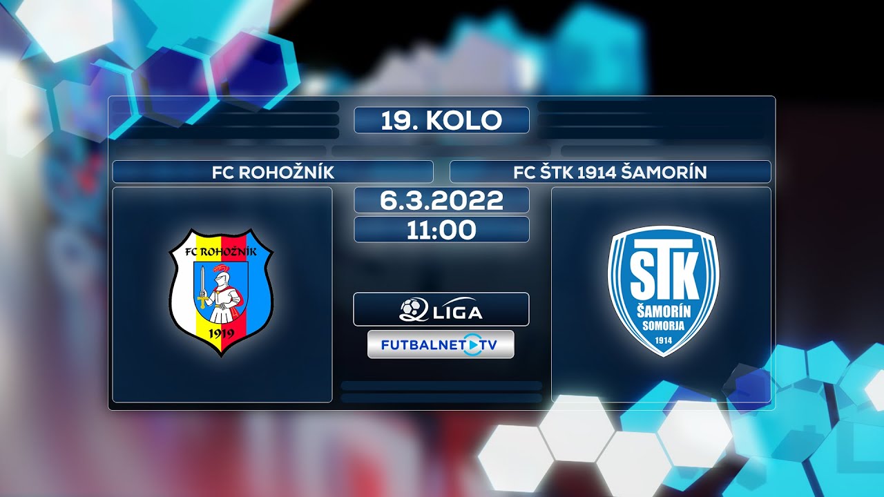 2.liga 2021/2022 19.kolo: FC Rohožník - FC ŠTK 1914 Šamorín (zostrih)