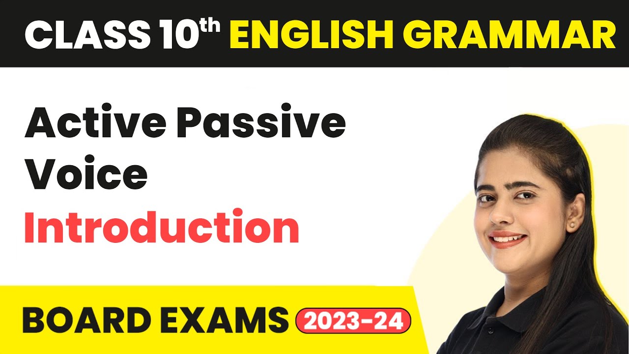 Active-Passive Voice - Introduction | English Grammar
