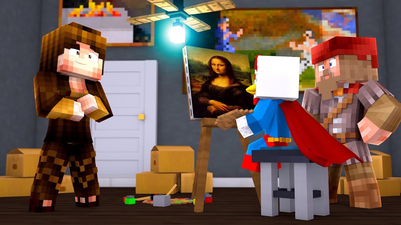 SUPER CHICKEN TALES #26 | DaVinci Helps Joebuz! (Minecraft Movie)