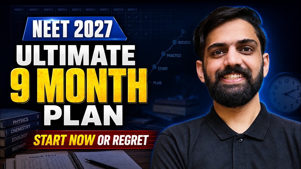 NEET 2027 Dropper Strategy 🔥 Ultimate 9-Month Plan | Start Now or Regret!