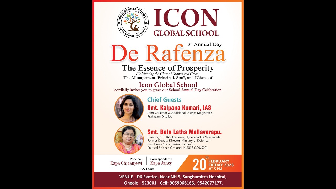 3rd ANNUAL DAY - DE RAFENZA - THE ESSENCE OF PROSPERITY - 20-02-2026 AT 05:00 PM