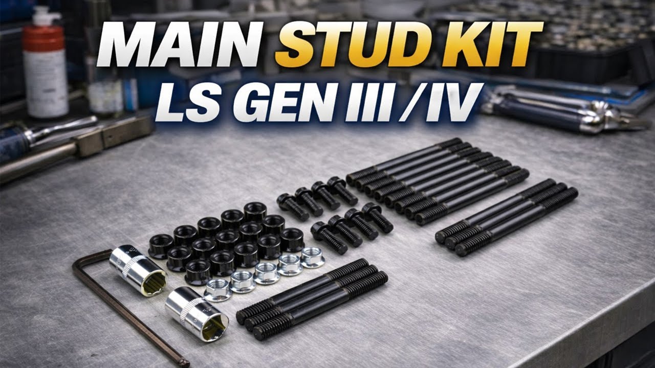Installation Instructions Main Stud Kit For 1999-2015 4.8-6.2L Chevy Gen III/LS Series Small Block