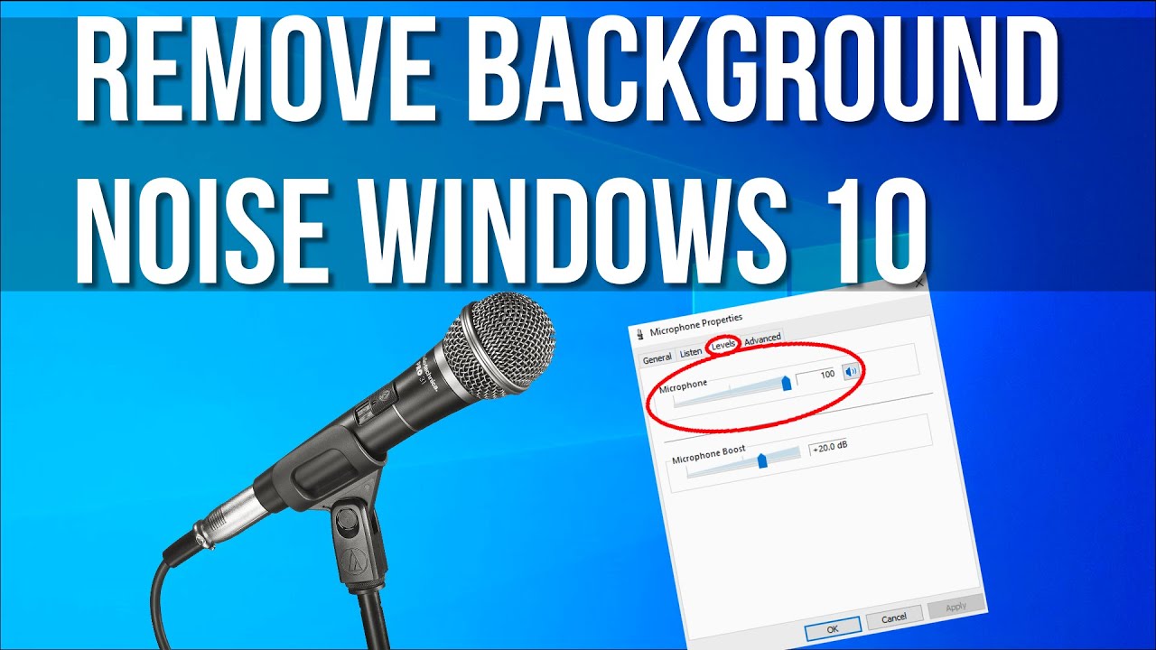Как убрать фоновый шум с микрофона в Windows 10