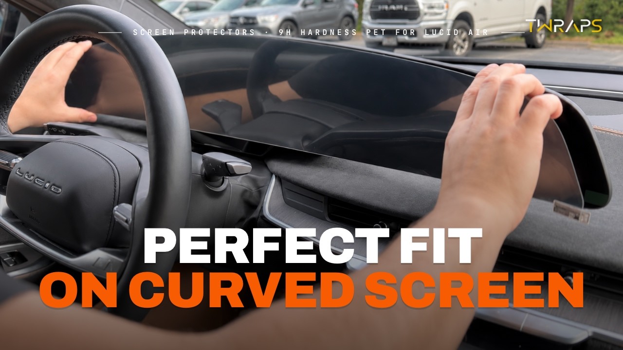 Screen Protectors for Lucid Air (all 3), by TWRAPS