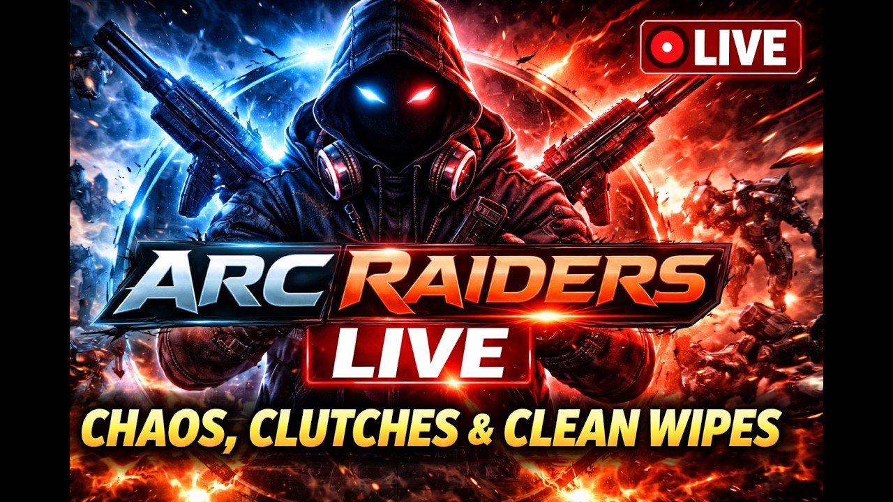ARC RAIDERS 🔥 LIVE – Chaos, Clutches & Clean Wipes
