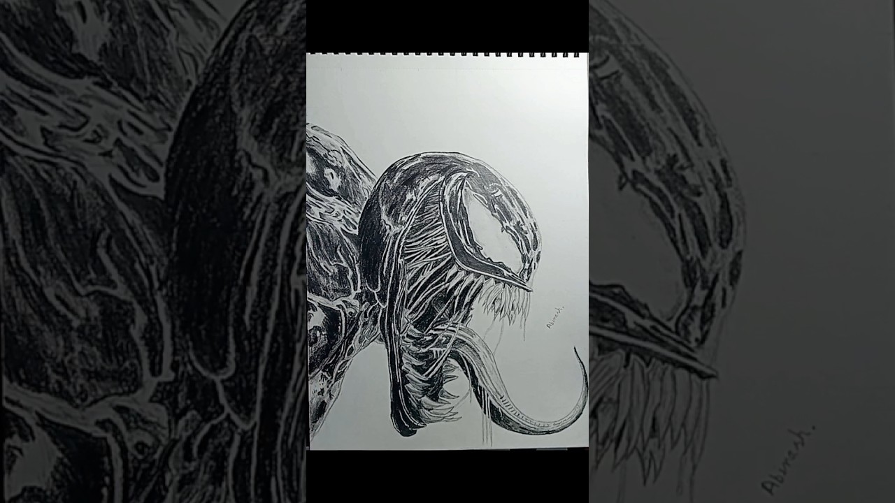How to draw Venom✍️🔥