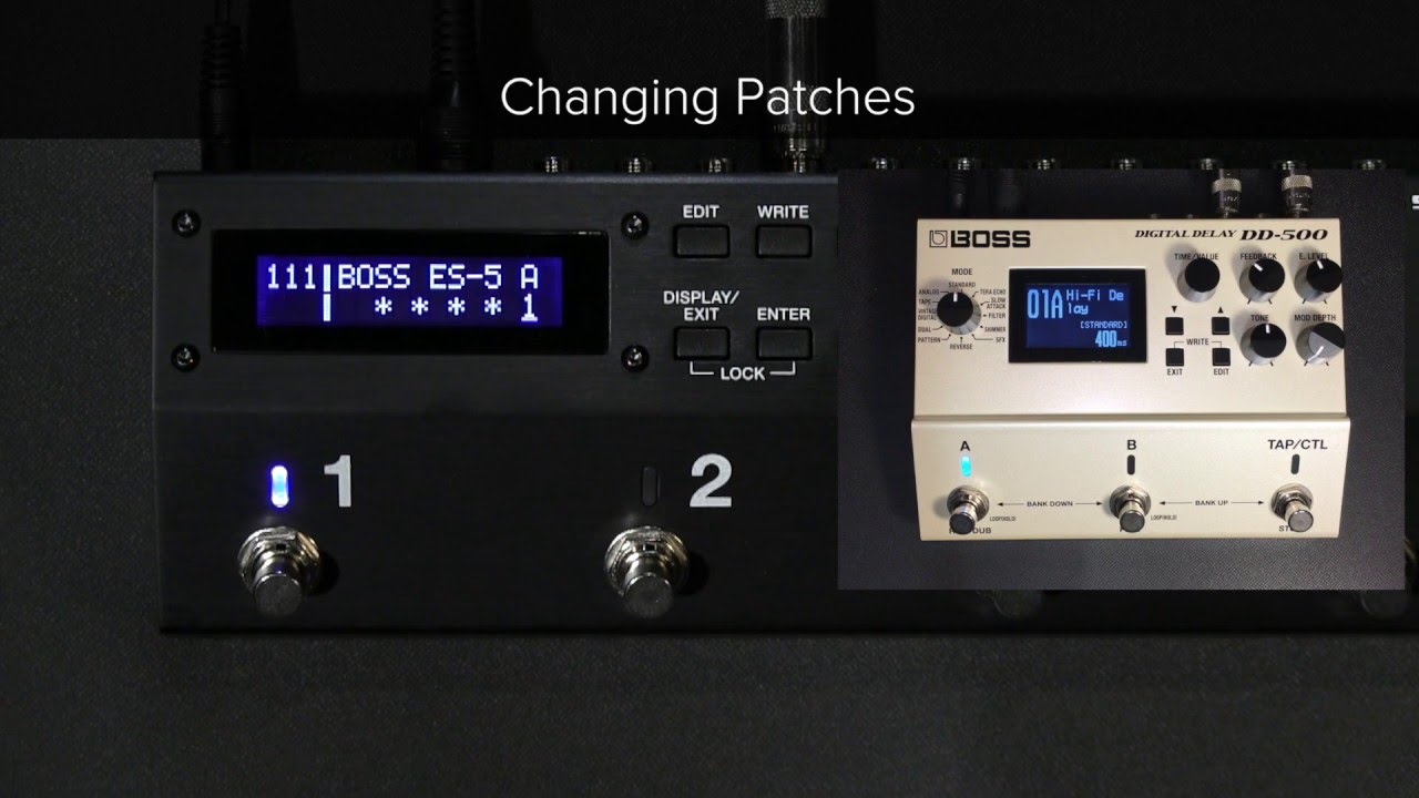 ES-5 Quick Start Chapter 9: Switching a MIDI-Equipped Effects Unit's Memory