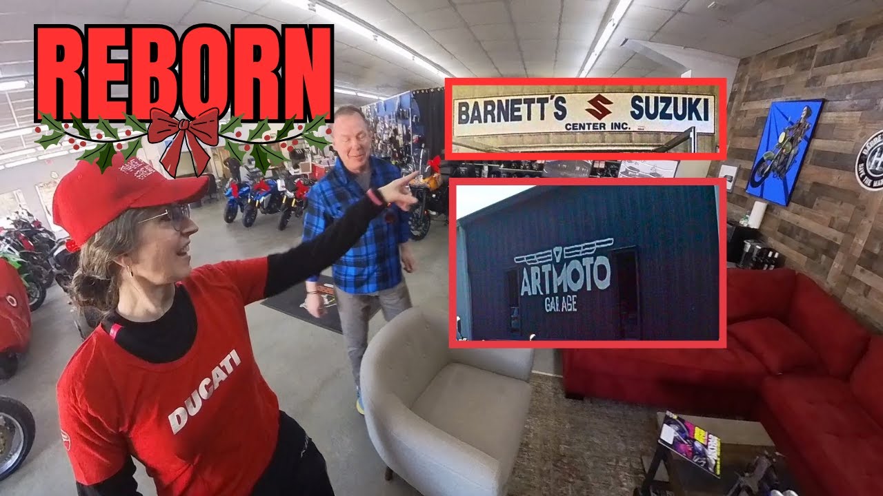 Legendary Ducati Dealership Gets New Life 🎄 | ArtMoto Garage Takes Over Barnett&rsquo;s