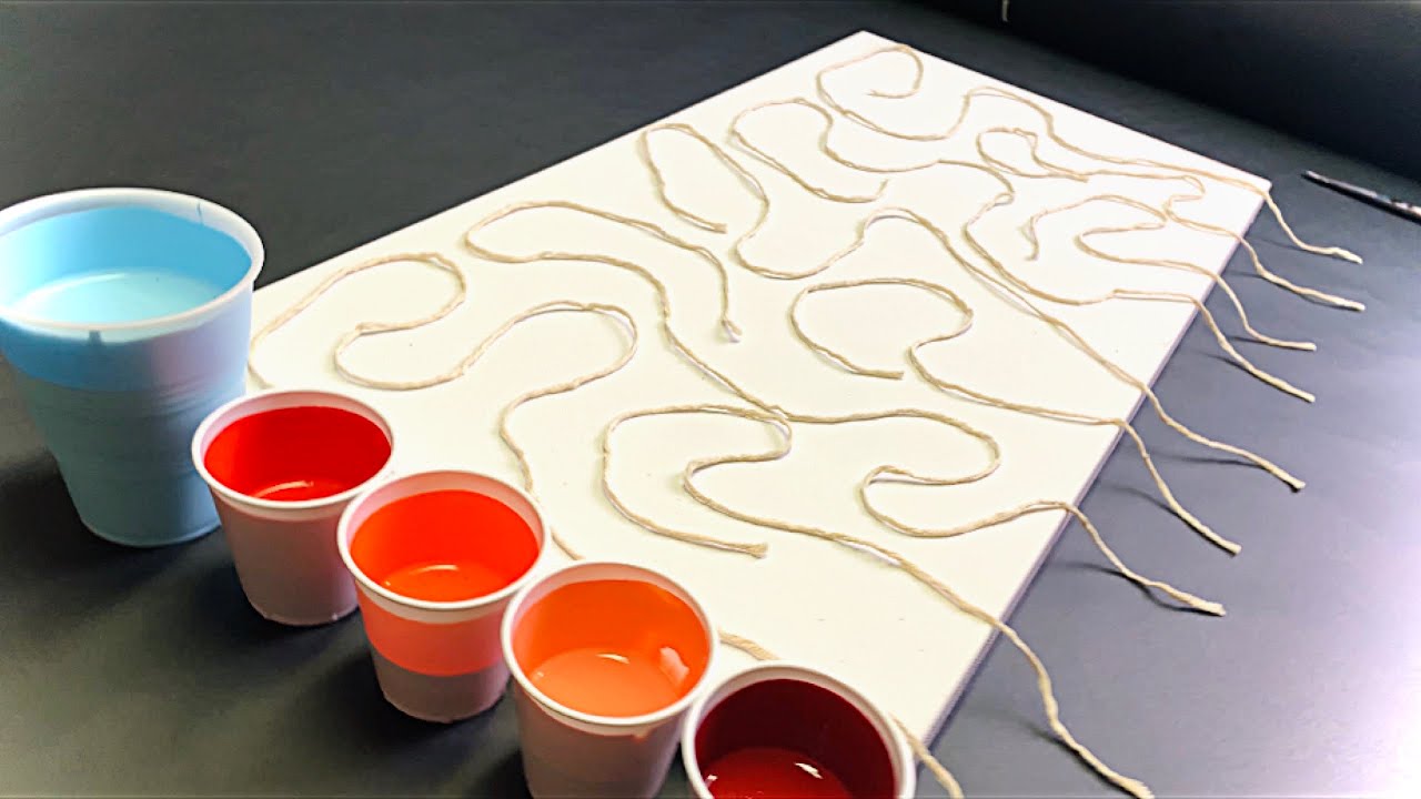 Fluid Art!! 1,2,3,4,5,6,7,8,9 Piece STRING PULL at Once!! GIVEAWAY.. Details in Description!!