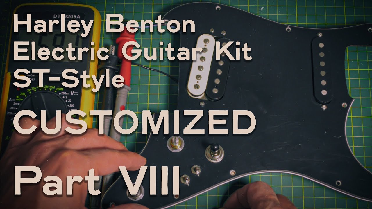 Harley Benton Guitar Kit ST-Style CUSTOMIZED, Part 8 - Solder the Pickguard Components