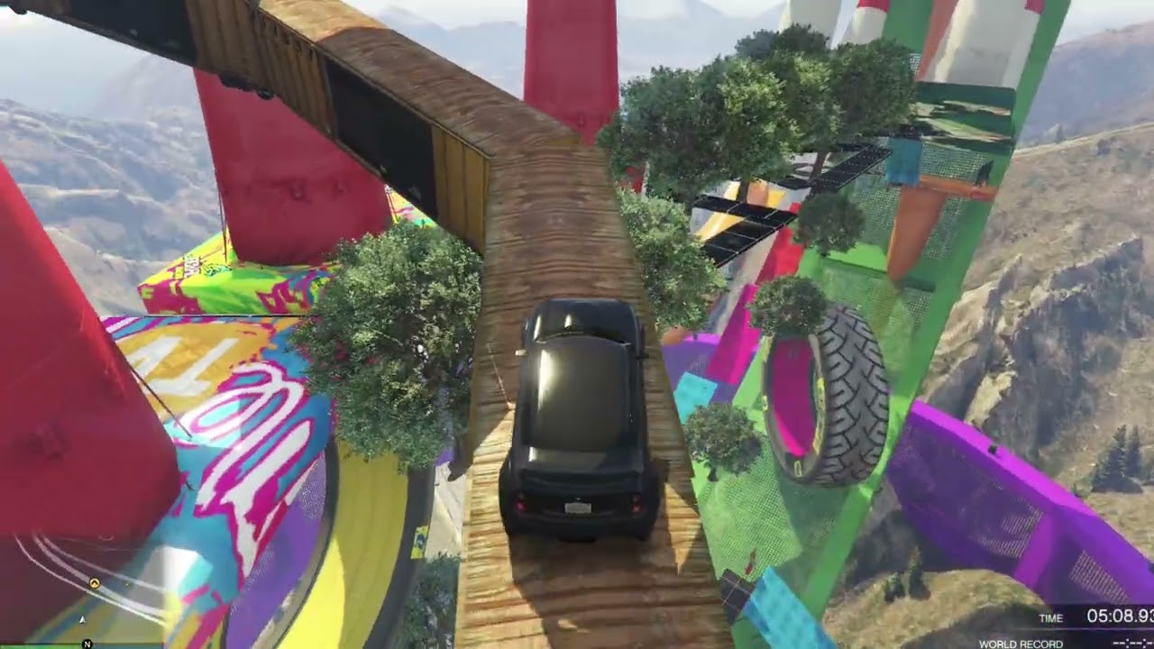 GTA 5 Online: Mount Chiliad Parkour - One Life Only, Permadeath Challenge!
