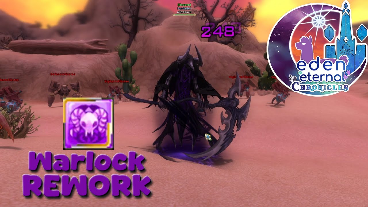 Eden Eternal Chronicles | Warlock REWORK new skills | Alibabav8 Games