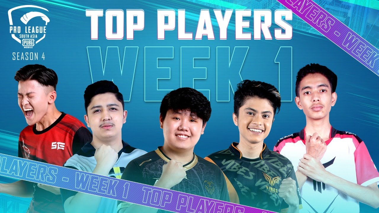 Top Performers - Week 1 | PUBG MOBILE Pro League South Asia Season 4