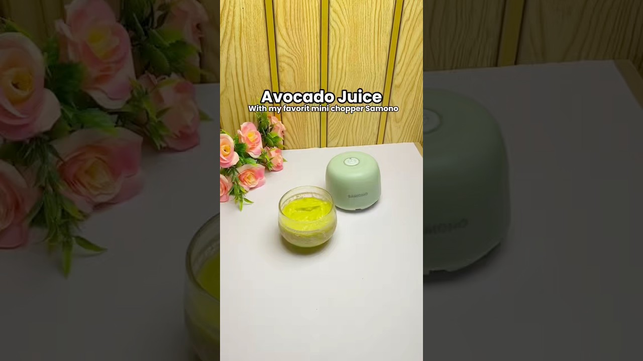 Avocado Juice with Mini chopper samono 