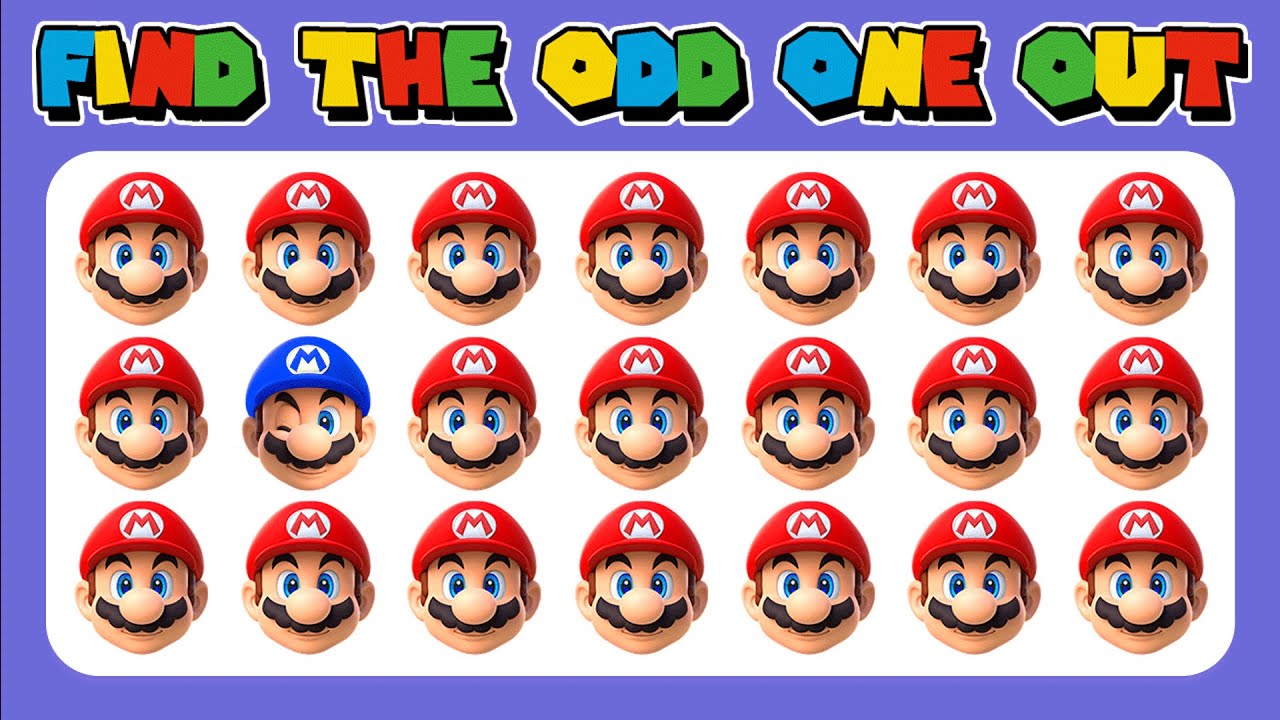 Найдите лишнего — Super Mario Bros Wonder Edition 🍄 Quiz Dino