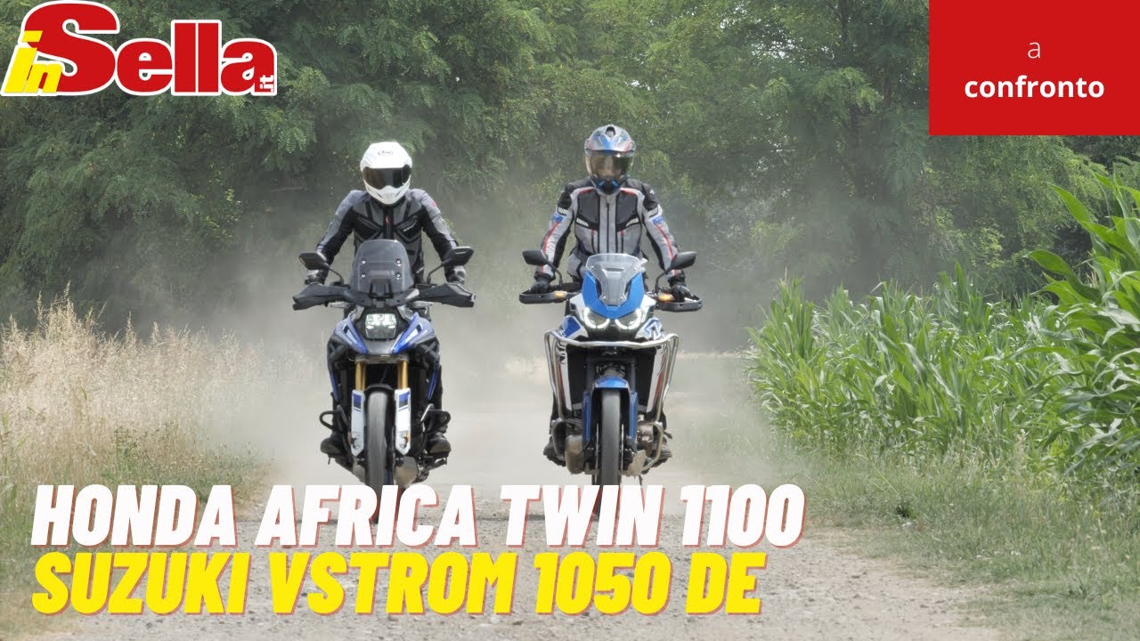 Honda Africa Twin e Suzuki V-Strom 1050 DE: sfida tra grandi adventourer