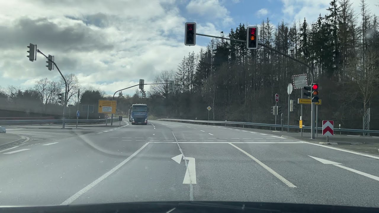 Tuesday Morning Drive Baumholder to Kusel 6 April 2021 IPhone 12 1080p 60fps