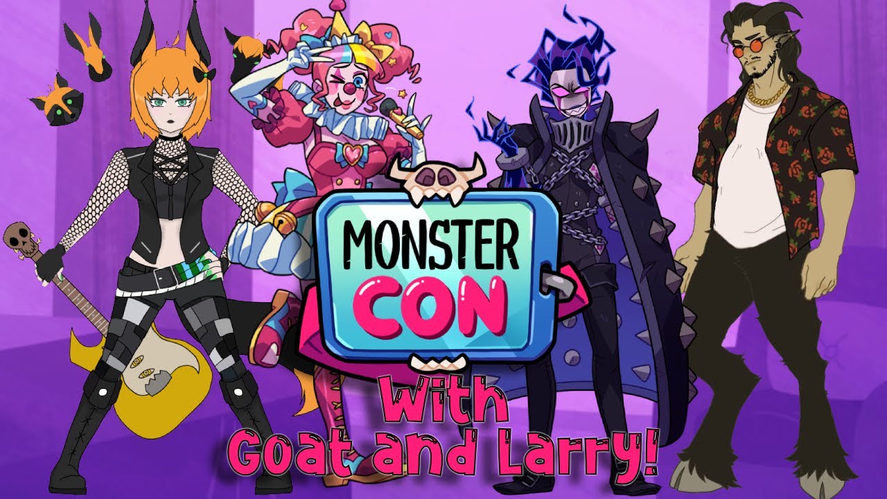Is it finally Goat and Larry's time to shine?? Monster Prom 4: Monster Con | Full VOD 2/2/26