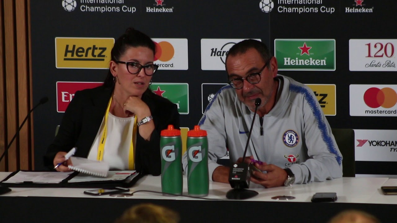 Arsenal v Chelsea in Dublin: Chelsea manager Maurizio Sarri full press conference