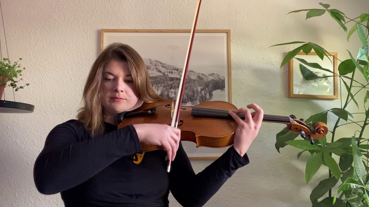 A natural minor 2 octave scale Viola