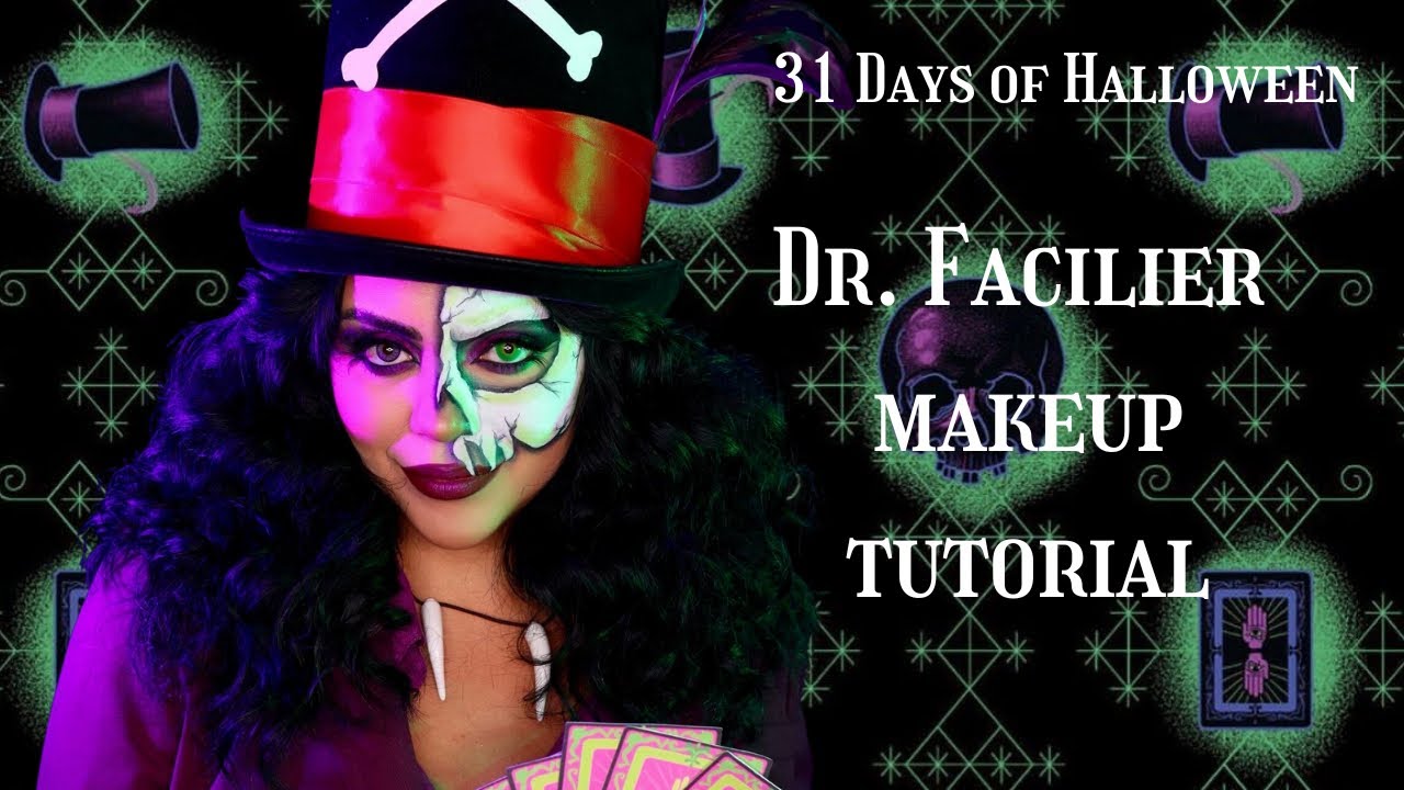 31 DAYS OF HALLOWEEN | The Princess and the Frog's Dr. Facilier Makeup Tutorial