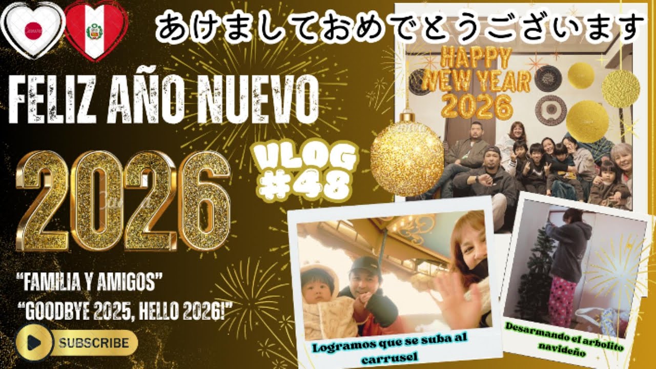 🇯🇵🇵🇪Así empezamos el 2026 en Japón🎆| Familia, amigos y momentos lindos👨‍👩‍👧‍👦✨ | Vlog #48
