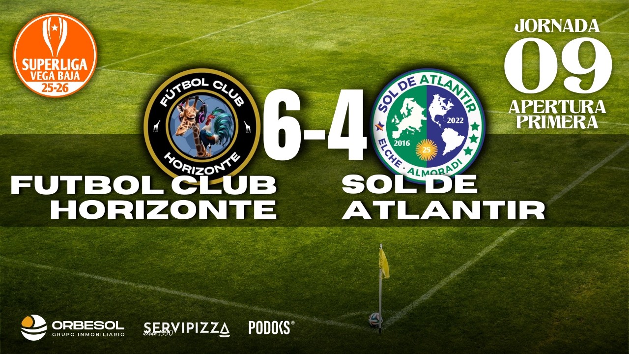 AP.J09 · FC HORIZONTE 6-4 SOL ATLANTIR