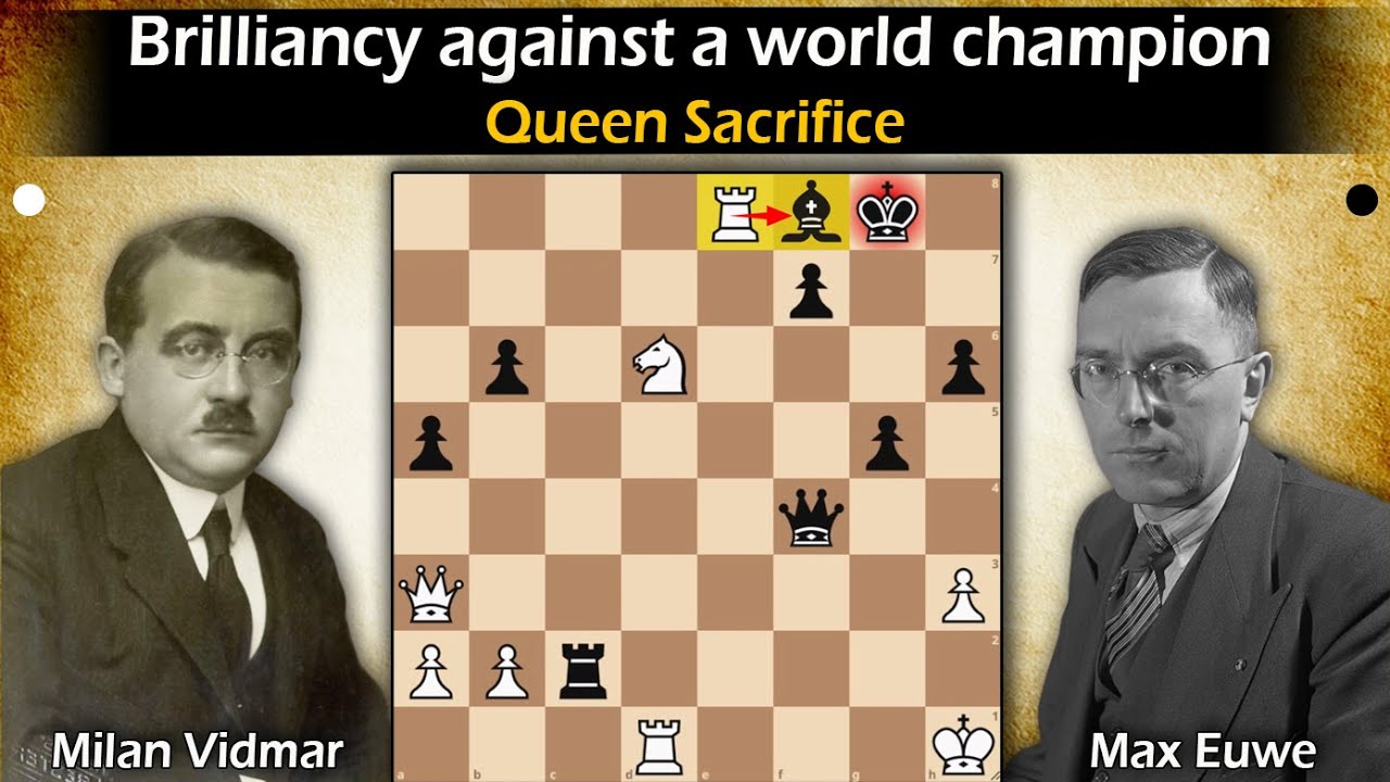 Brilliancy against a world champion | Vidmar vs Euwe 1929