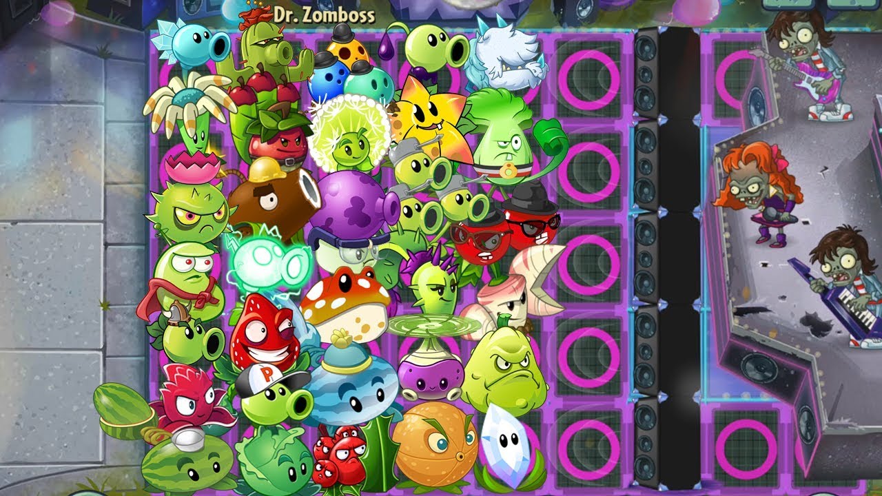 Plants vs Zombies 2 - Humillando a Zomboss Rockero