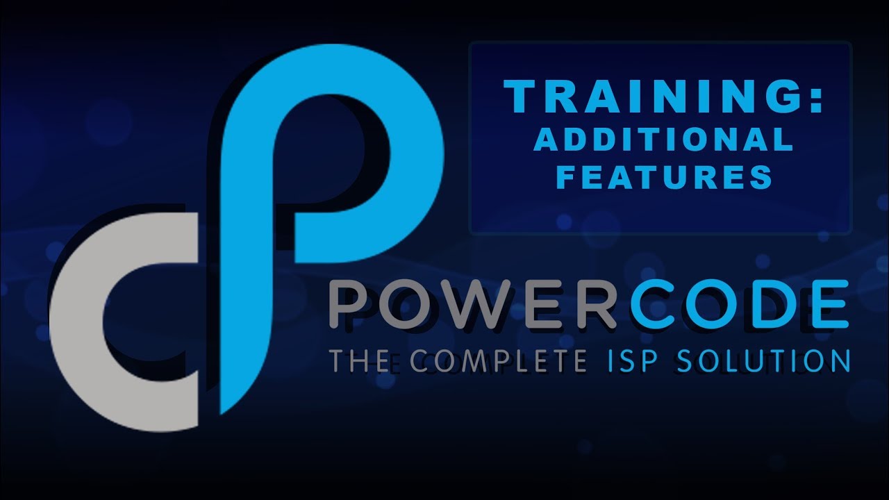 Training Unit 7 - Additional Features