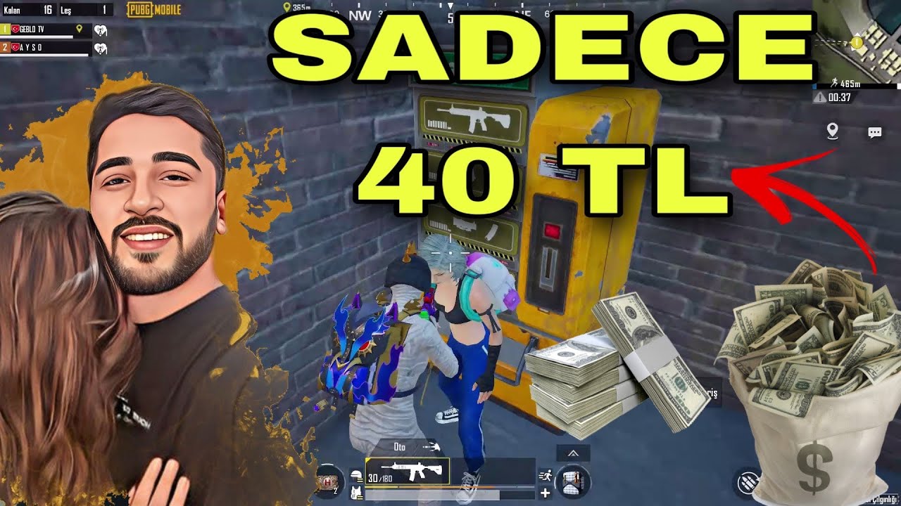 GEBLO İLE AYŞO SADECE 40 TL'YE HAYATTA KALMAYA ÇALIŞTI (ÇOK ZORLANDIK) PUBG MOBİLE