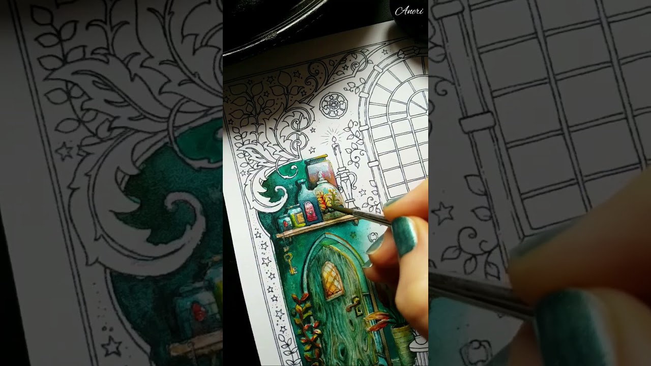Rooms of Wonder by Johanna Basford - Part 2 #johannabasford #roomsofwonder #coloringbook #coloring