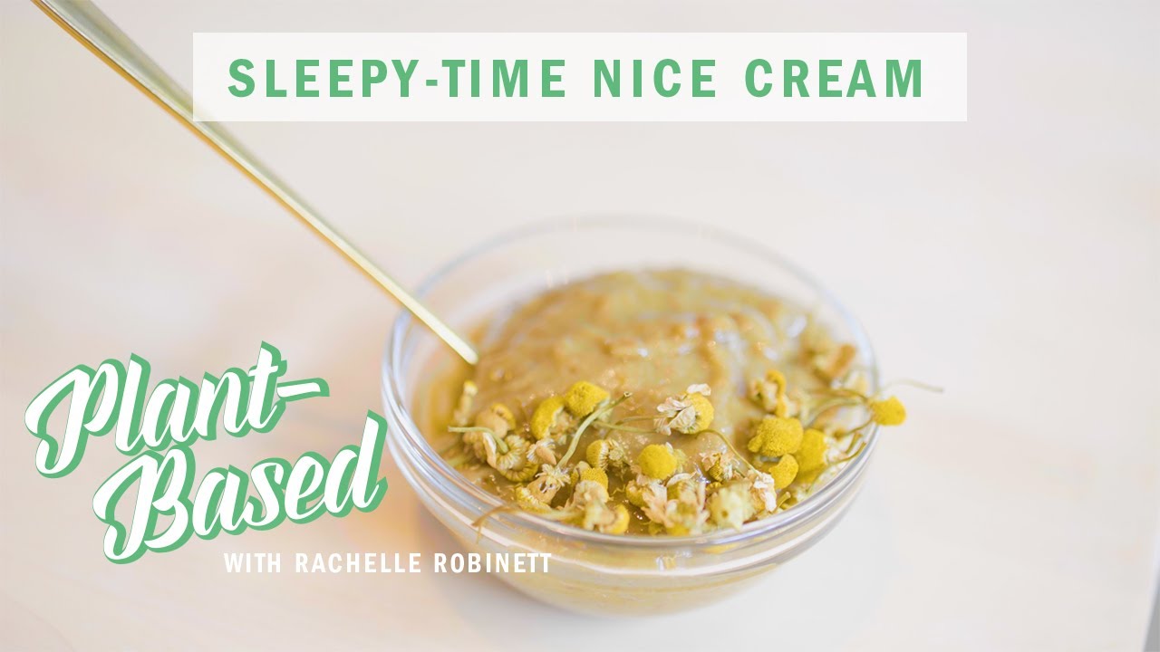 Calming Chamomile Ice Cream Recipe | Plant-Based | Well+Good