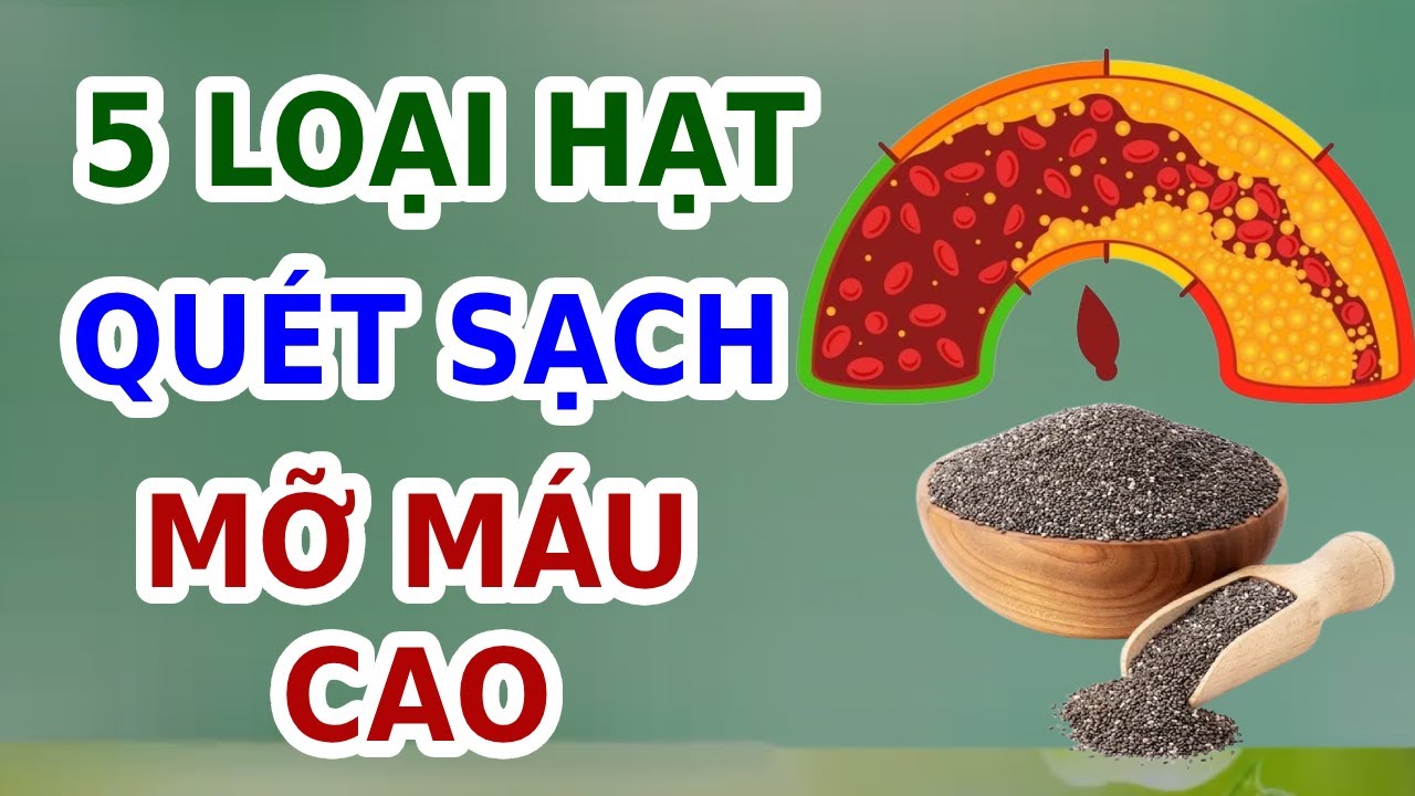 5 LOẠI HẠT Giúp HẠ MỠ MÁU CAO Tự Nhiên | EVA COCO