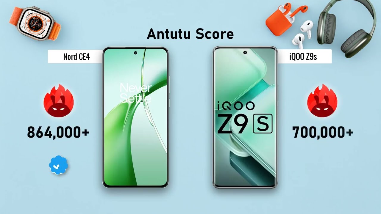 OnePlus Nord CE4 ⚡ vs ⚡ iQOO Z9s Full Comparison