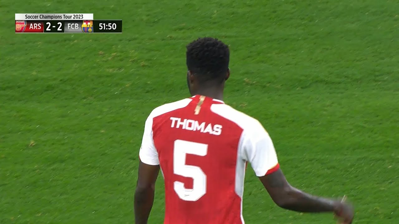 Thomas Partey vs Barcelona Pre-Season 23/24 (HD)