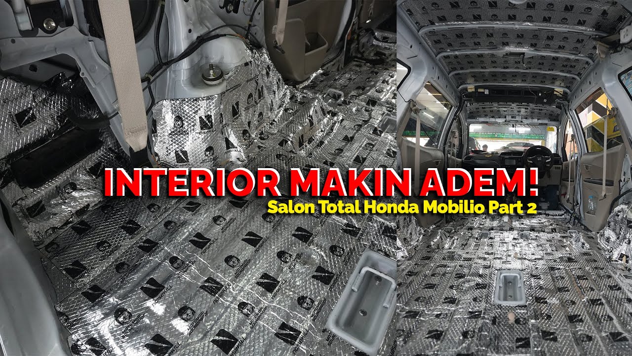 ADEM TERUS! Hasil Pengerjaan Salon Total, Peredam Suara Noisekill NK-48 Honda Mobilio